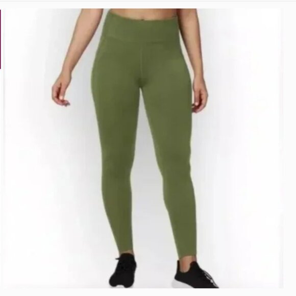 WOOLX Piper Pocket Leggings Cold Weather Green Size XL